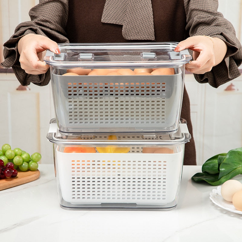 Storage Container With Strainer