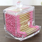 Acrylic Cotton Swabs Storage Box
