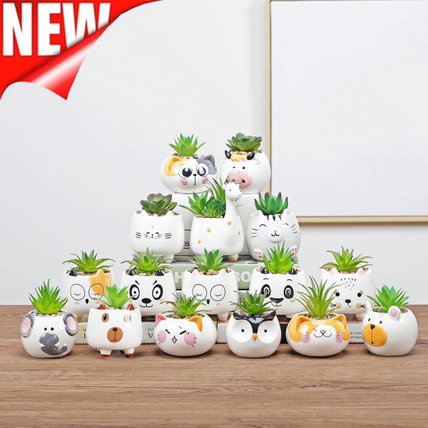 Cute Animal Ceramic Flower Pot