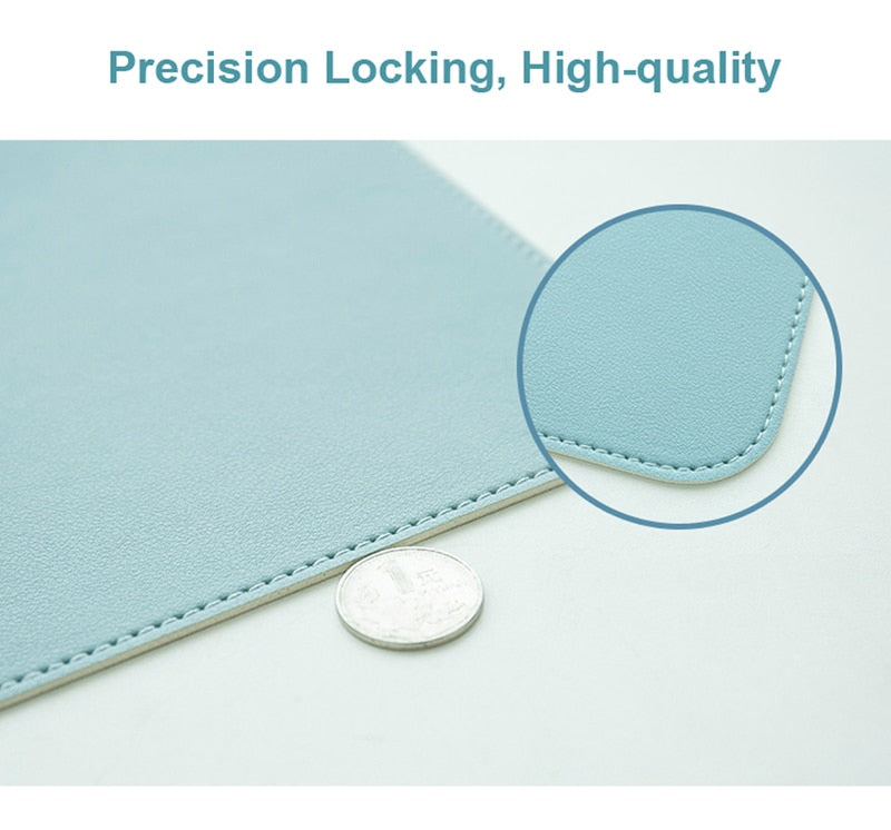 Q Waterproof Leather Mouse Mat
