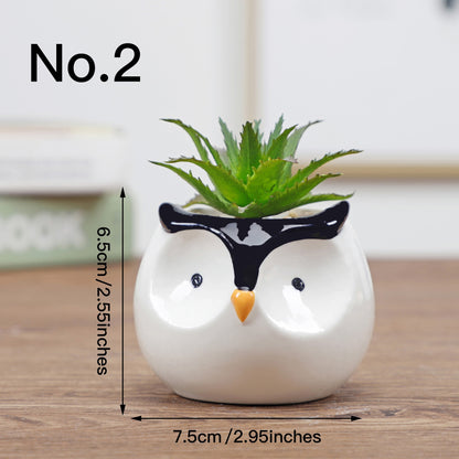 Cute Animal Ceramic Flower Pot