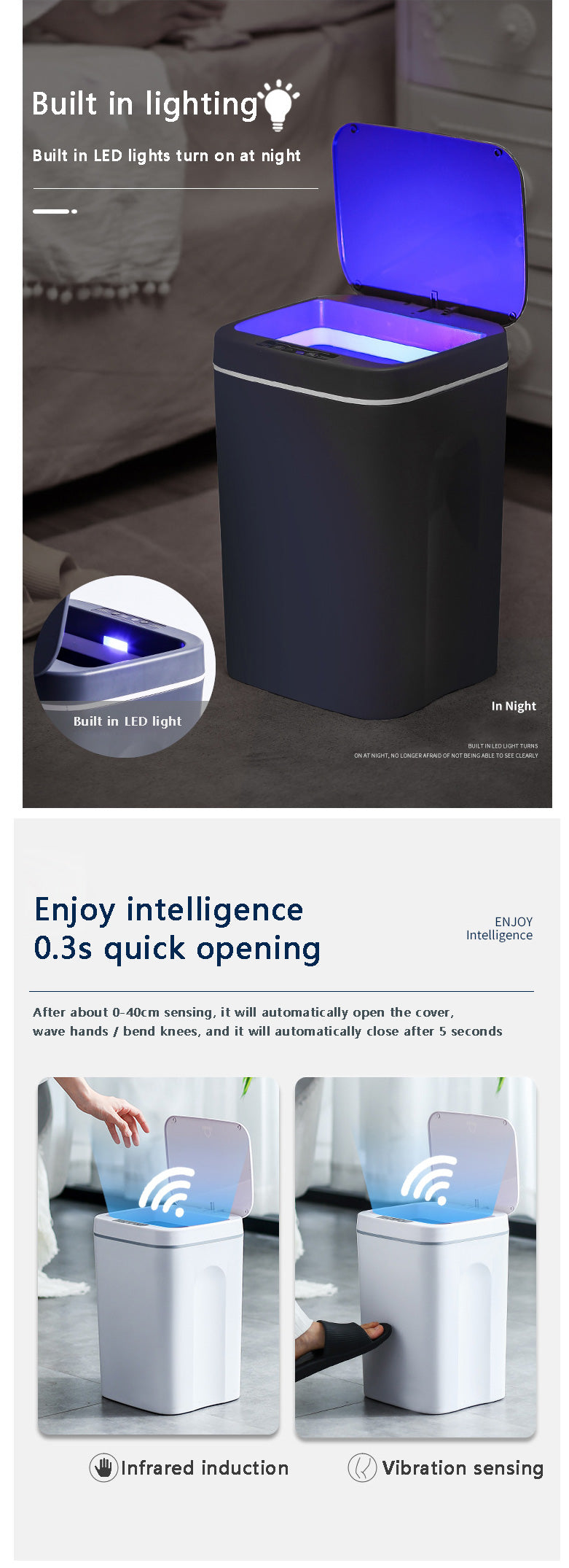 Simo™ Intelligent Trash Can