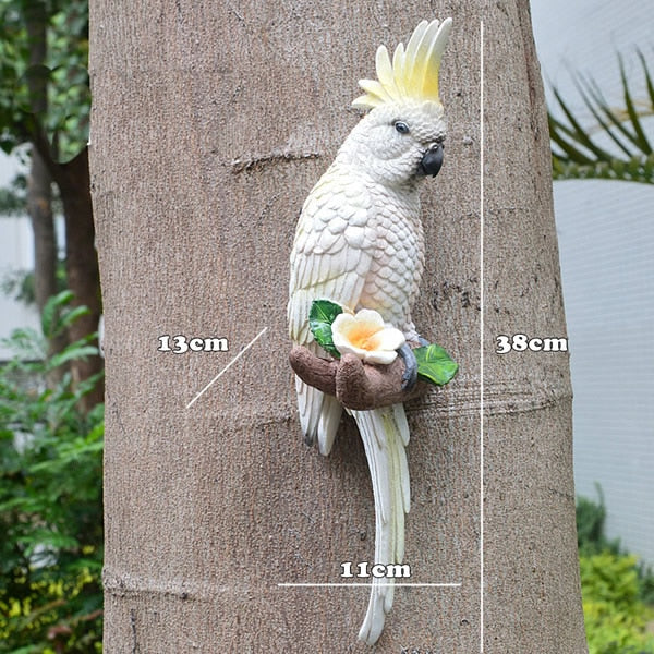 MC Resin Parrot Statue