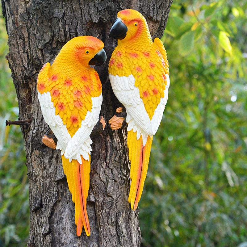 MC Resin Parrot Statue