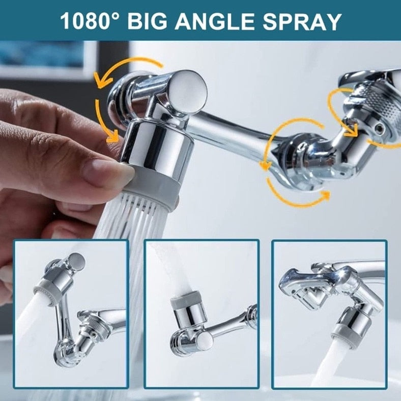 Upgraded 1080° Universal Splash Filter Faucet