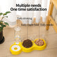 Qebi 3 in 1 Pet Food Feeder