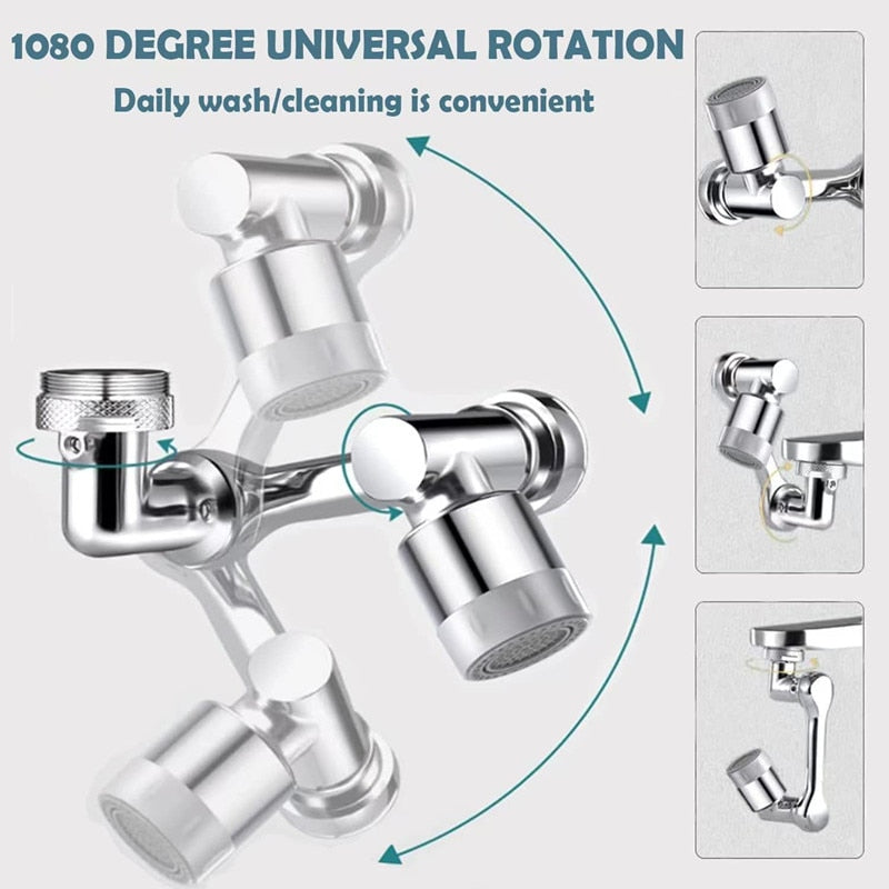 Upgraded 1080° Universal Splash Filter Faucet