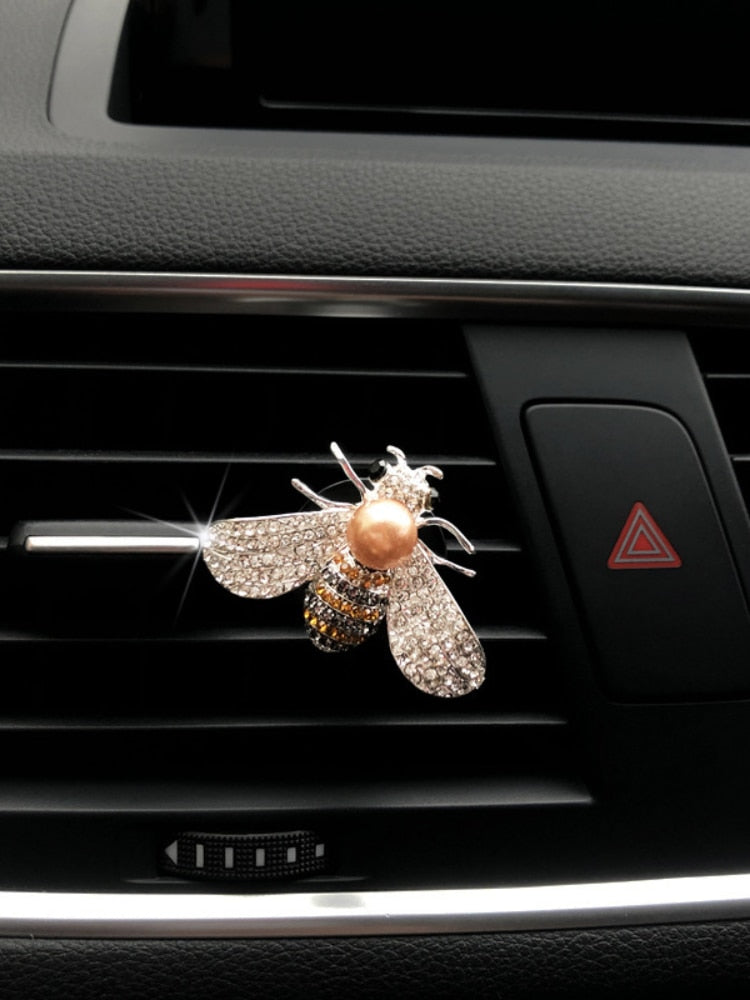 Crystal Diamond Bee for Car Ac Vent