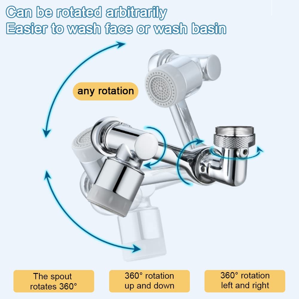 Upgraded 1080° Universal Splash Filter Faucet