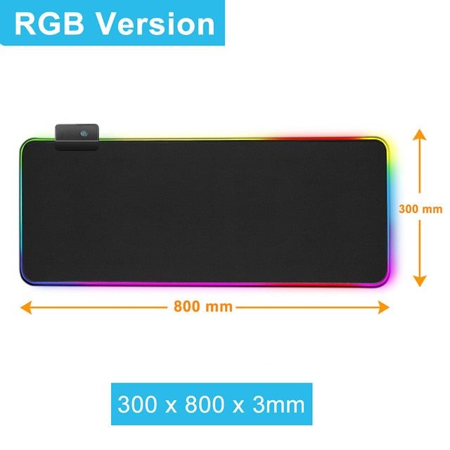 Q RGB Gaming Mouse Pad