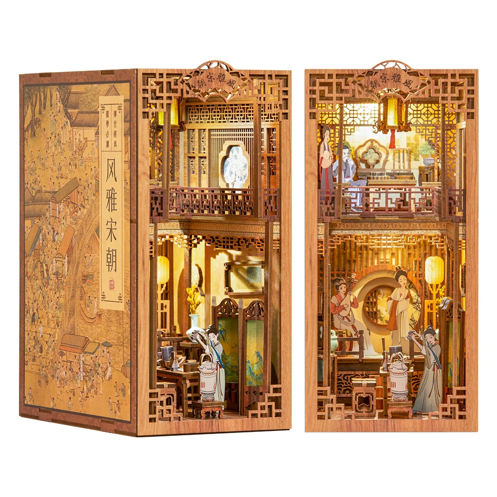 Cutebee DIY Miniatures Book Nook Kit
