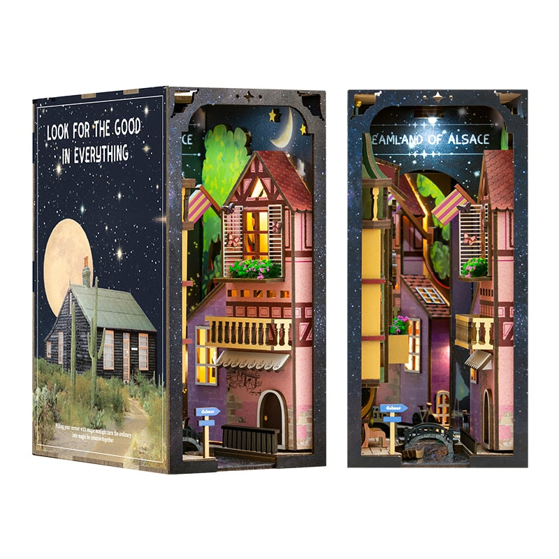 Cutebee DIY Miniatures Book Nook Kit