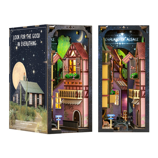 Cutebee DIY Miniatures Book Nook Kit