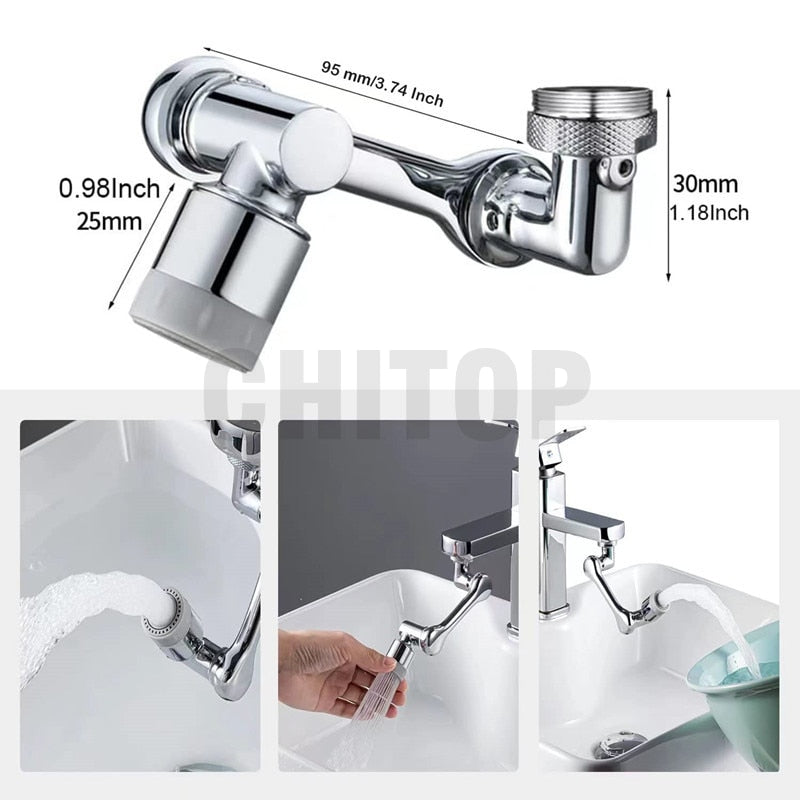 Upgraded 1080° Universal Splash Filter Faucet