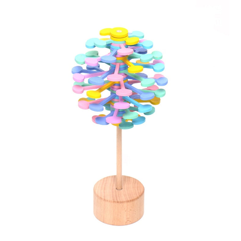 Wooden Lollipop Stress Relief Toy