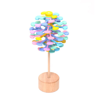 Wooden Lollipop Stress Relief Toy