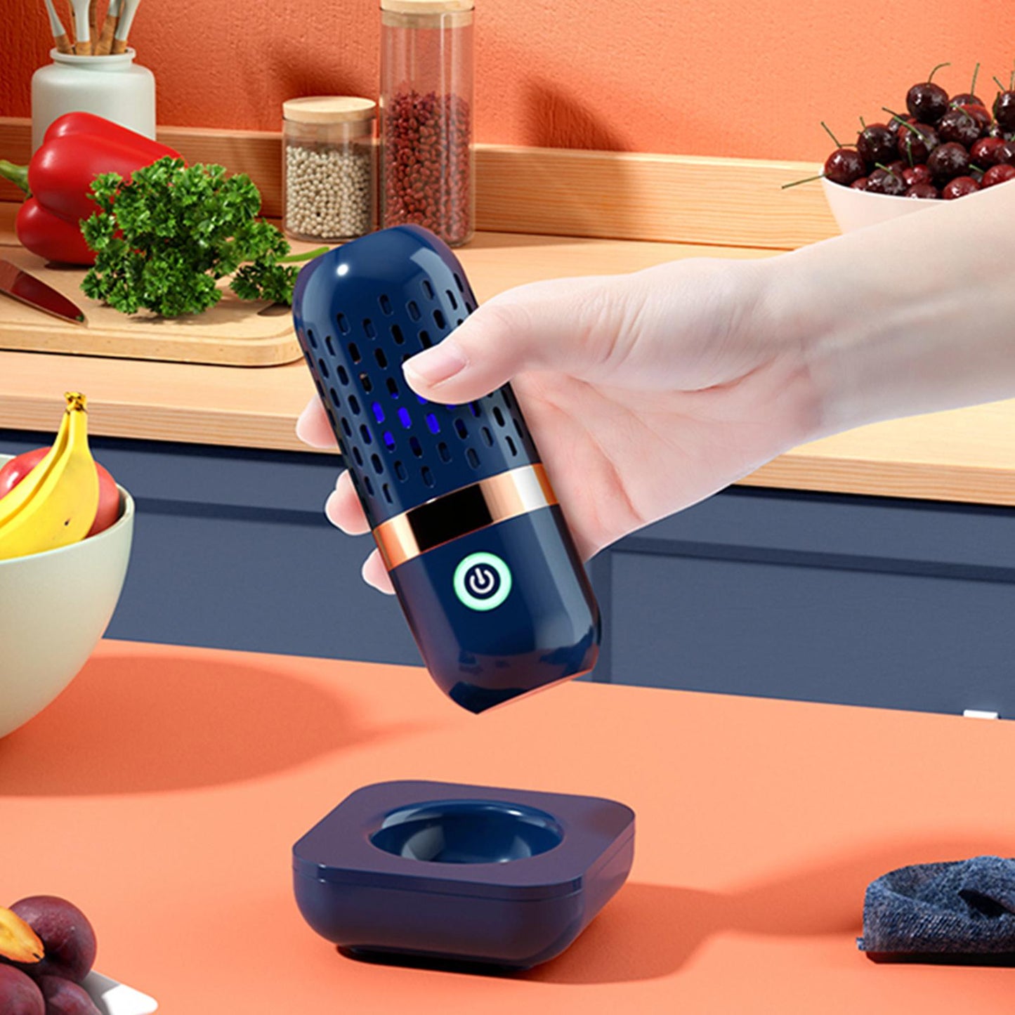 Portable USB Rechargeable Wireless Food Purifier