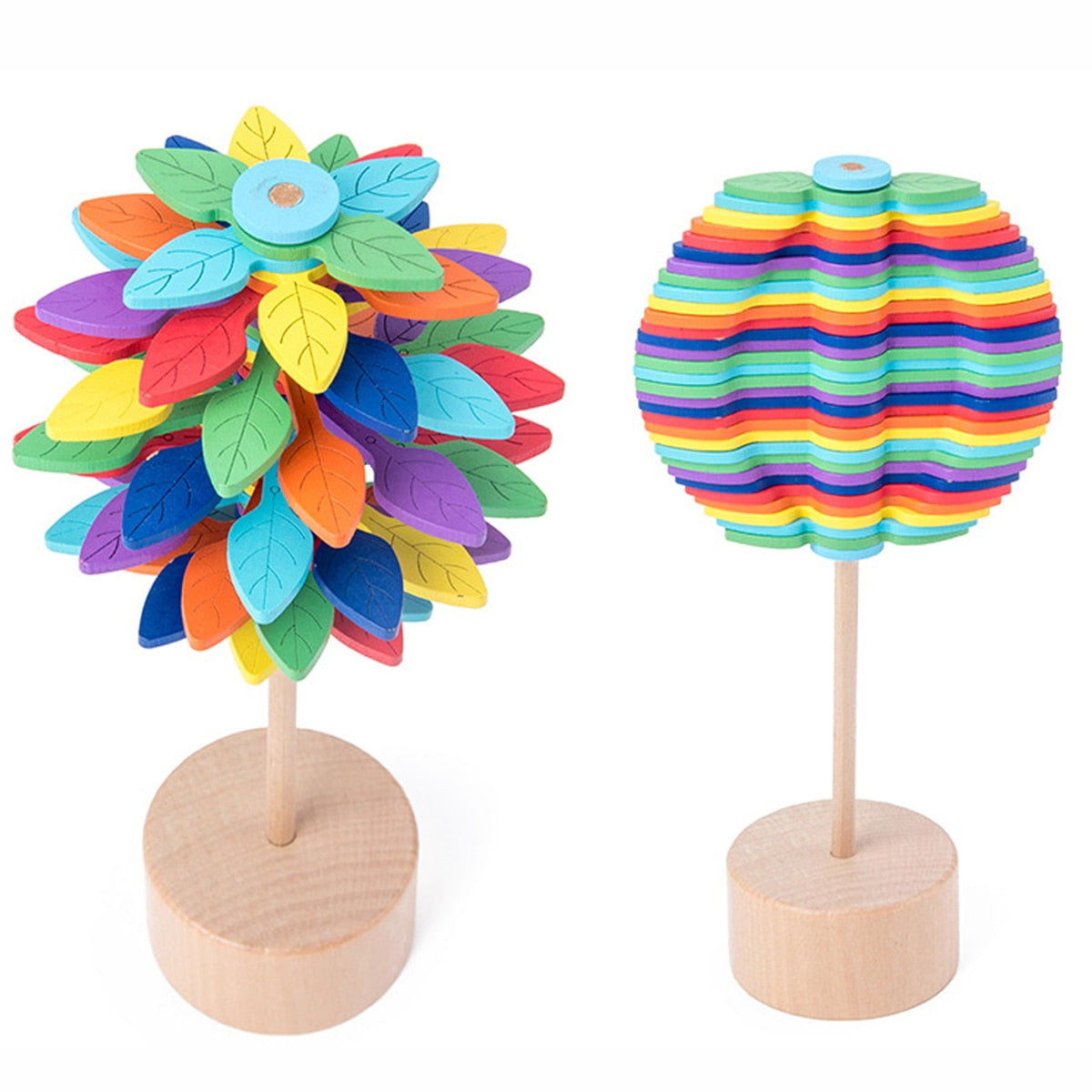 Wooden Lollipop Stress Relief Toy