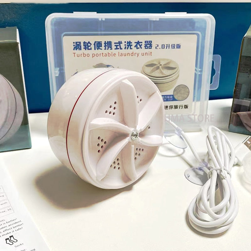 Ultrasonic Mini Turbo Washing Machine