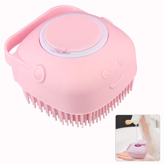 Bath Scrubber With Soap Dispenser