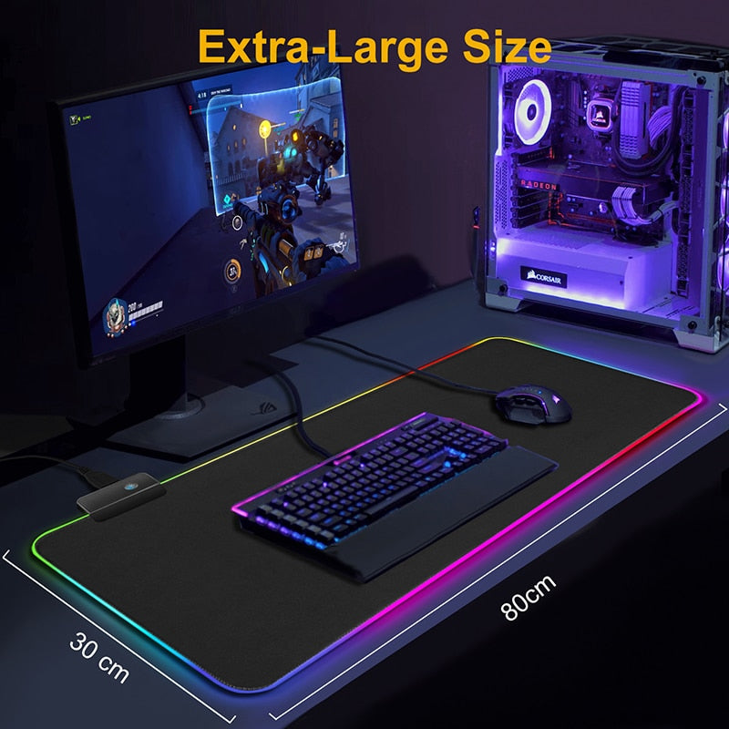 Q RGB Gaming Mouse Pad