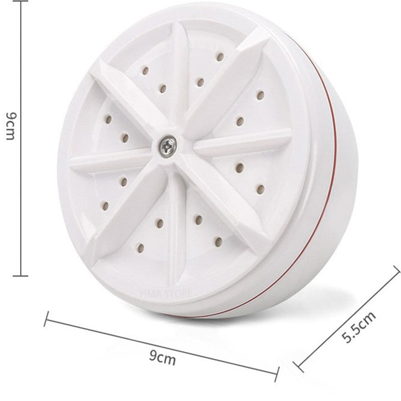 Ultrasonic Mini Turbo Washing Machine