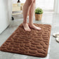 Cobblestone Embossed Bathroom Bath Mat