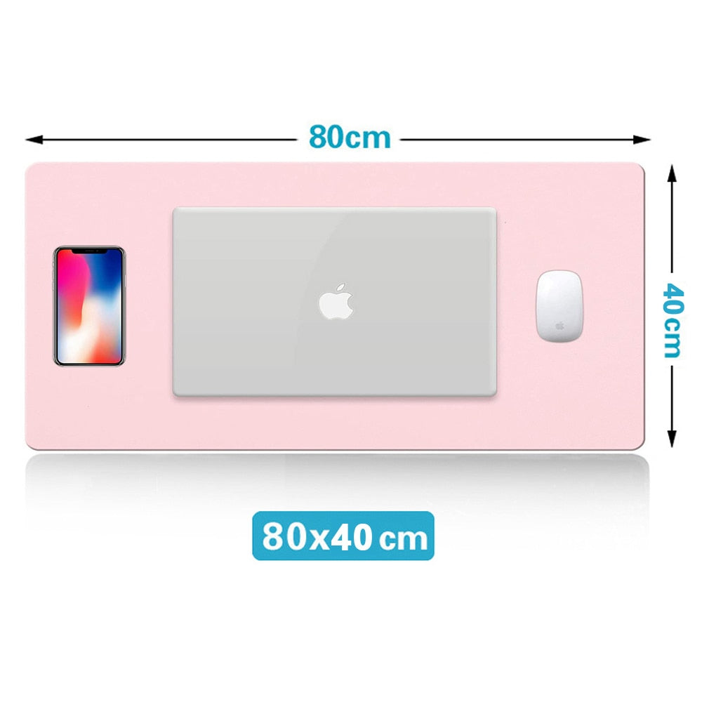 Q Waterproof Leather Mouse Mat