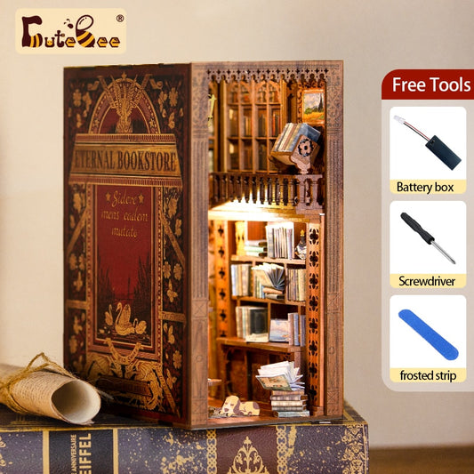Cutebee DIY Miniatures Book Nook Kit