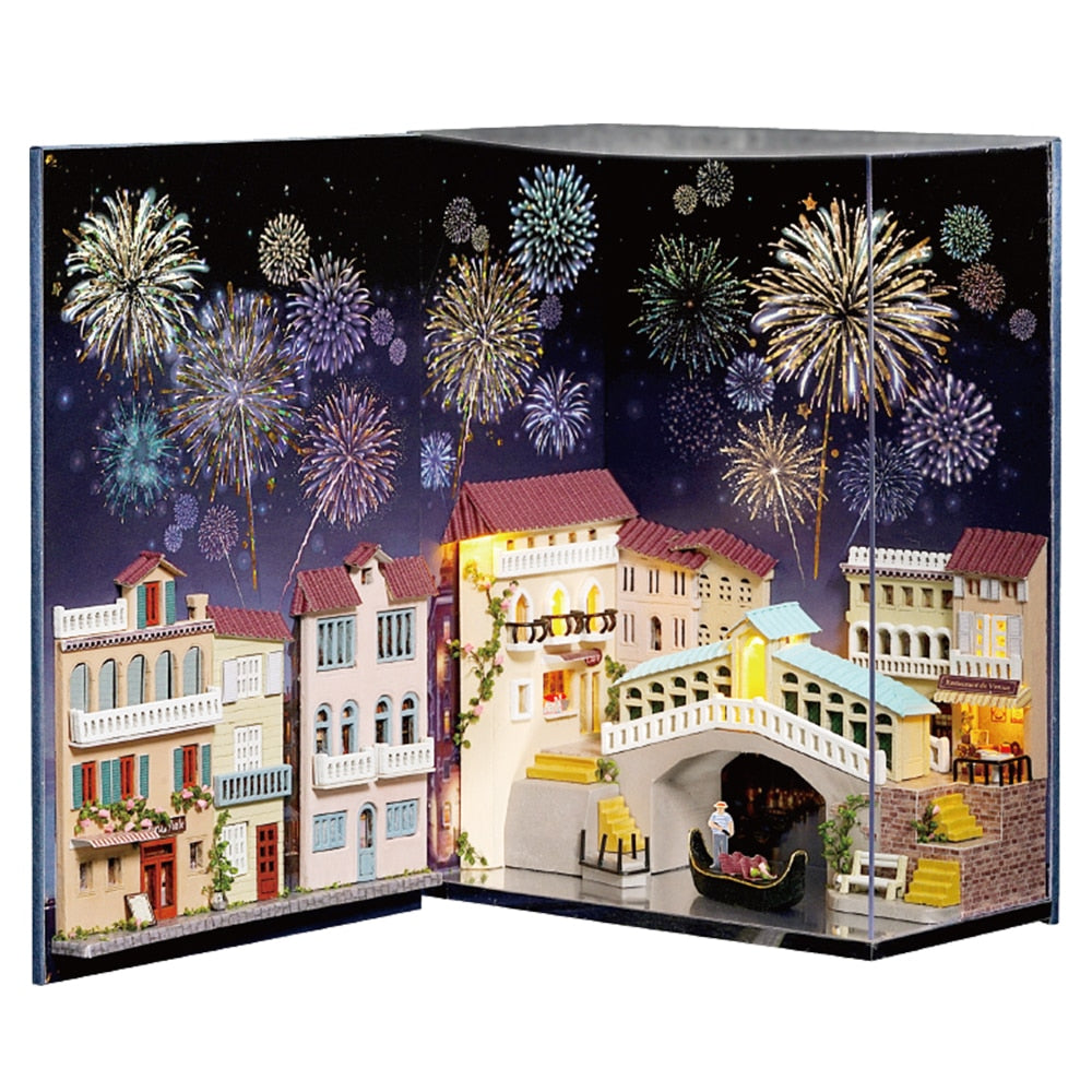 Cutebee DIY Miniatures Book Nook Kit
