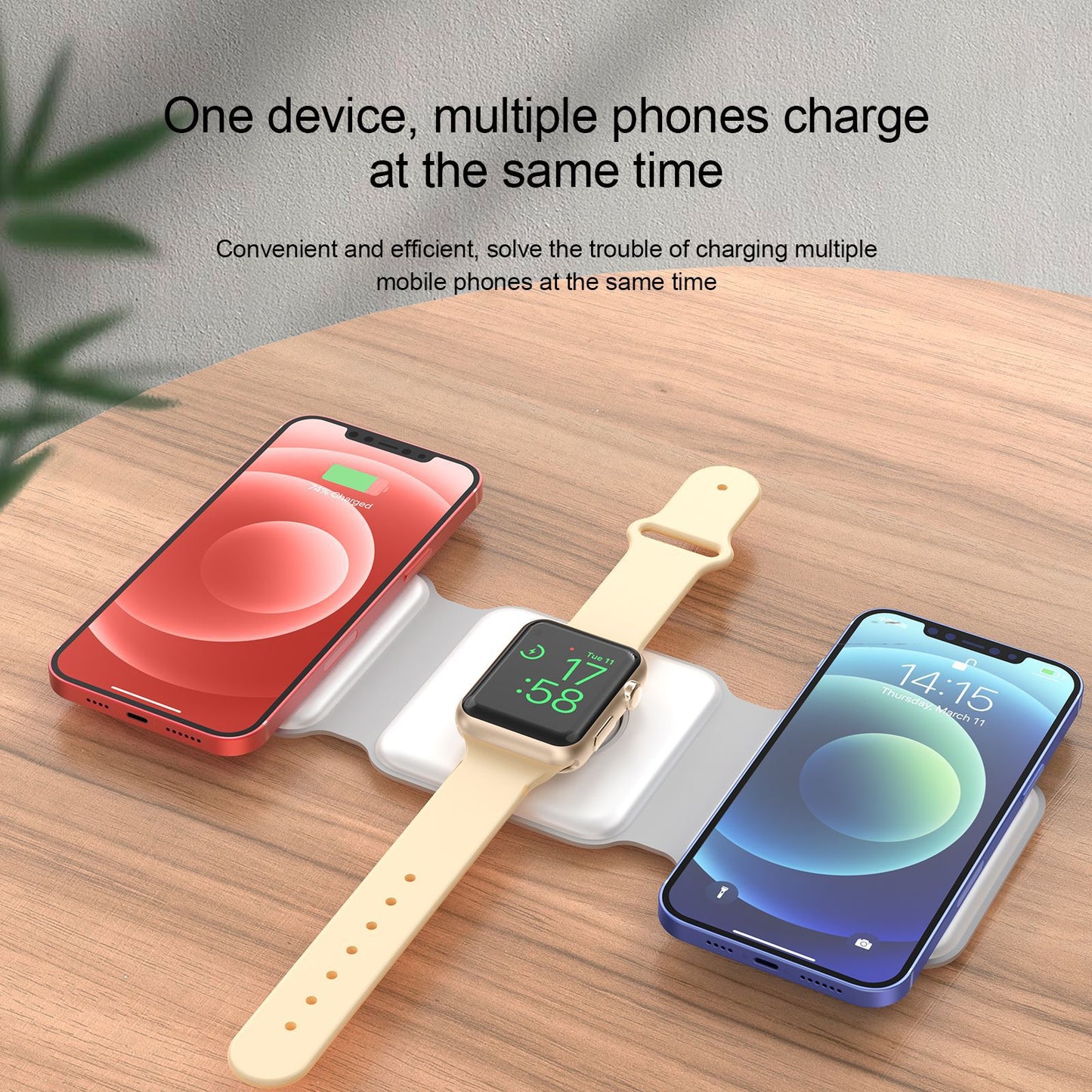 3 in 1 Magnetic fold Wireless Charger