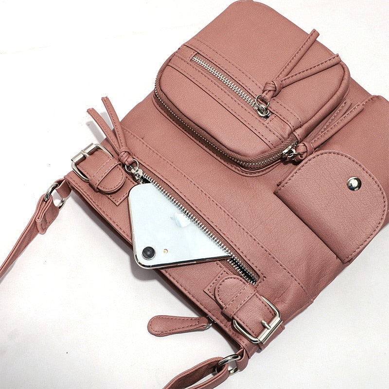 Meraki Multi-Pocket Crossbody Bag