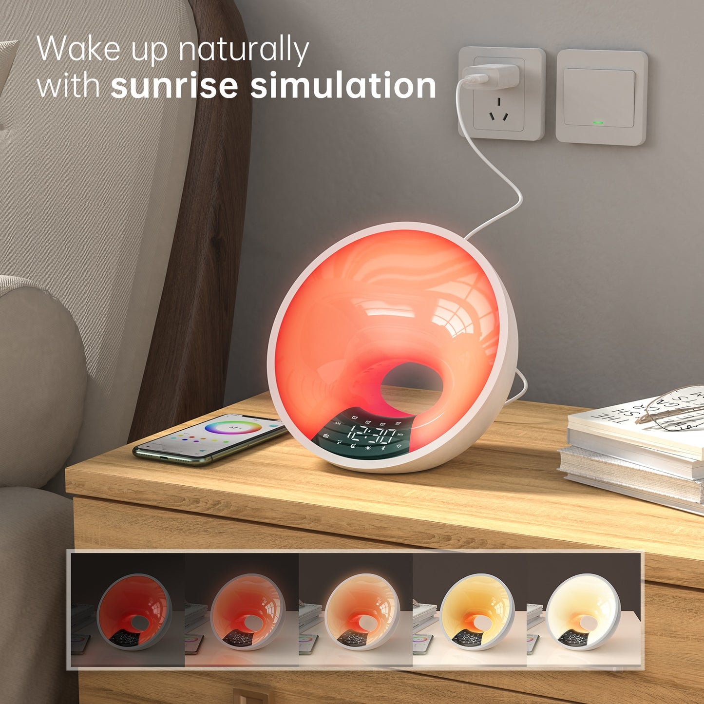 PowerTrod™ Intelligent Alarm Clock