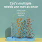 Qebi 3 in 1 Pet Food Feeder