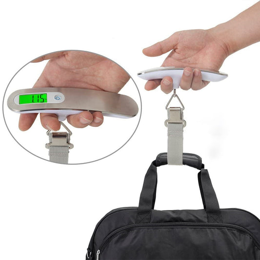 Portable Electronic Hook Scale with Strong Nylon Strap