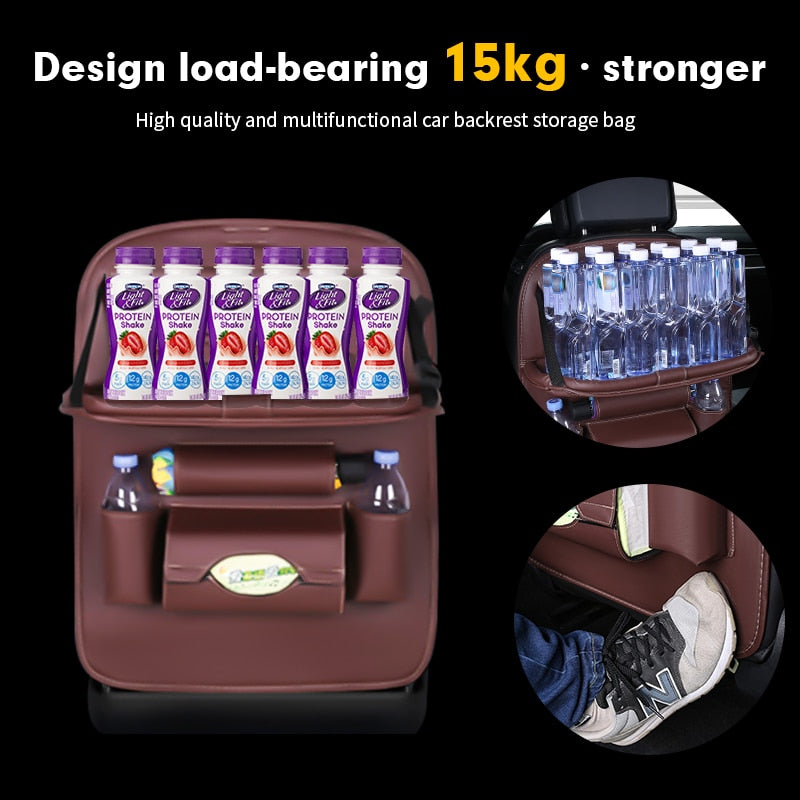 CRODS™ Backseat Organizer Premium Leather
