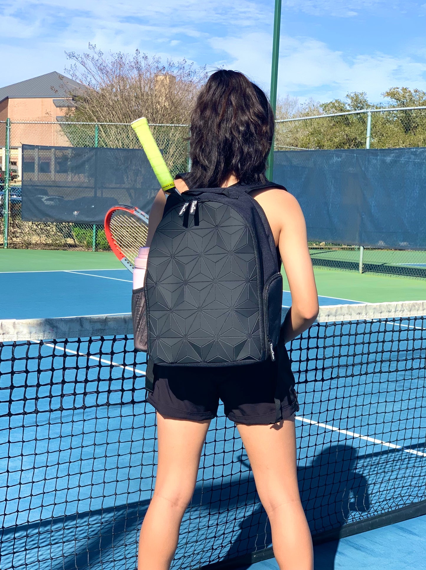 GEO tennis and school backpack with shoe compartment