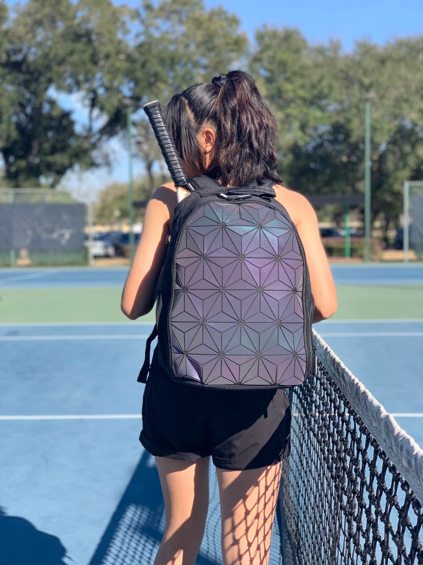 GEO tennis and school backpack with shoe compartment