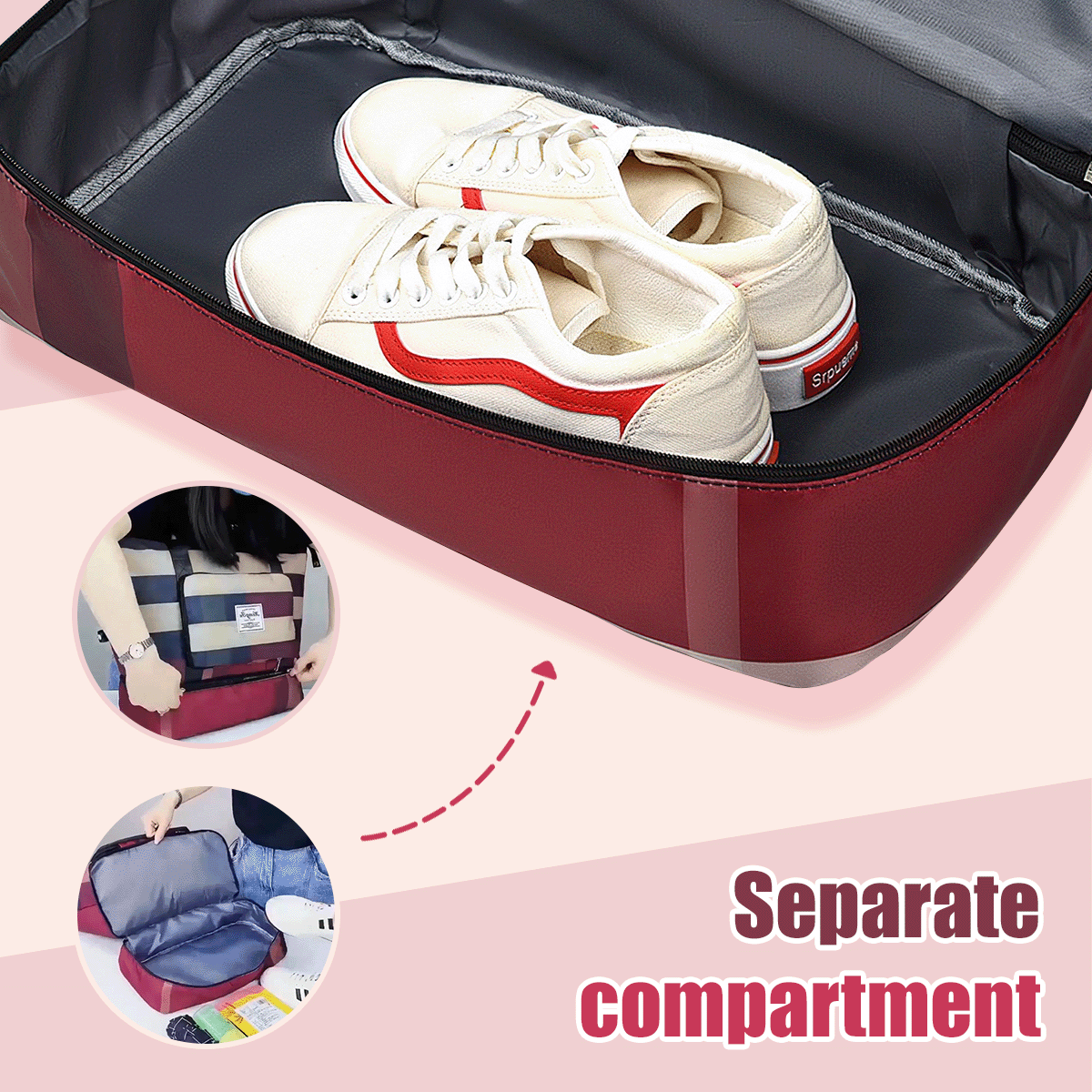 Convertible Purse Travel Bag