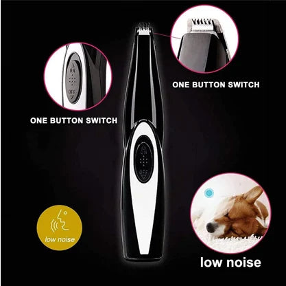 Rechargeable Mini Trimmer Set For Dogs Cats Pets