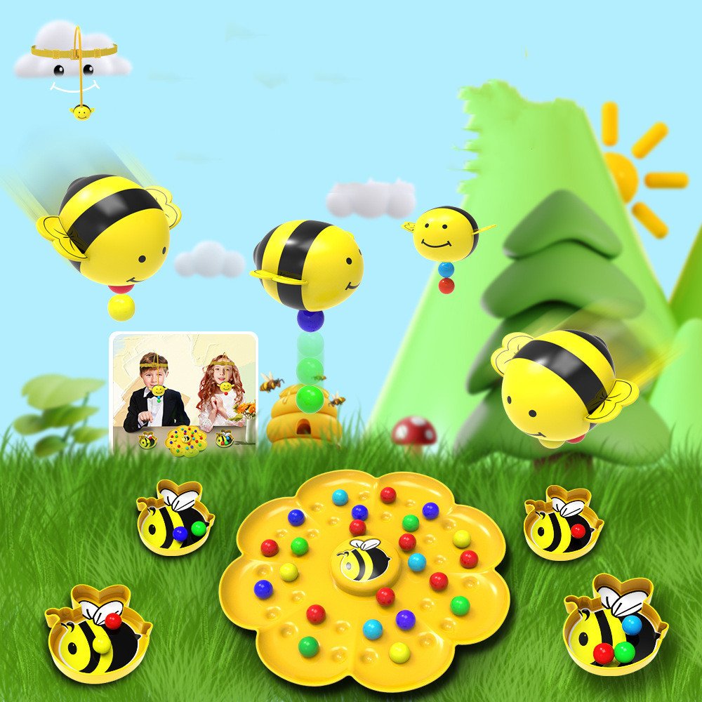 Magnetic Bee Catching Toy Game for Kids