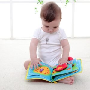 Baby Soft Cloth Book – Multi-Functional Learning Toy