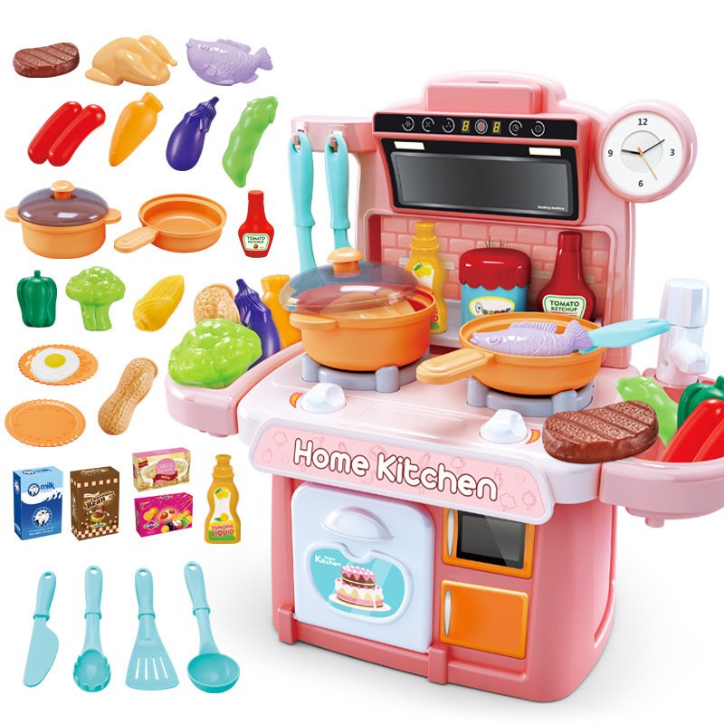 Large Play House Kitchen for Kids – 23PCS Set