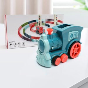 Domino Train Toy for Kids – Automatic Laying Puzzle Train