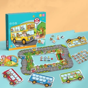 Animal Bus Platform Table Game for Kids